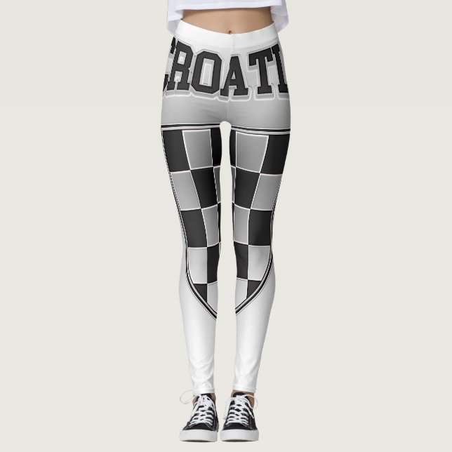 Croatia Coat of Arms Leggings (Front)