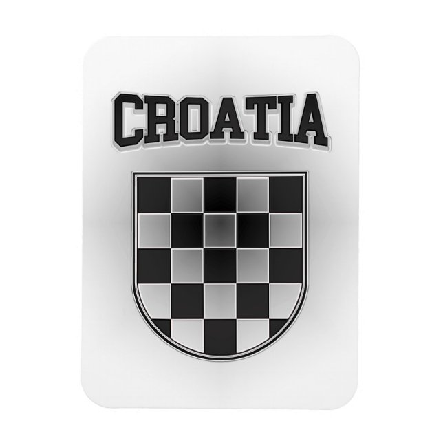 Croatia Coat of Arms Magnet (Vertical)