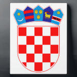 Croatia Coat Of Arms Plaque<br><div class="desc">Croatia Coat Of Arms</div>