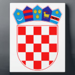 Croatia Coat Of Arms Plaque<br><div class="desc">Croatia Coat Of Arms</div>