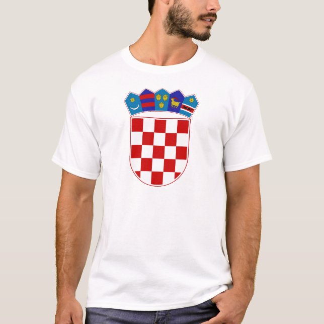 Croatia Coat of Arms T-Shirt (Front)