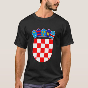 Croatia Coat of Arms T-Shirt Croatian Heritage
