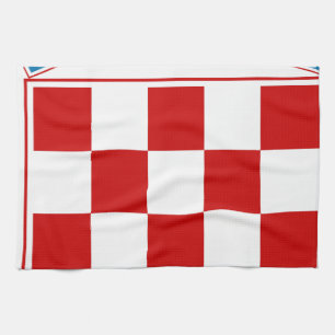Croatia Coat of Arms Tea Towel