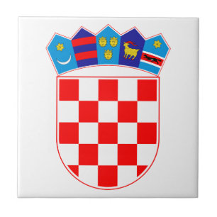 Croatia Coat Of Arms Tile