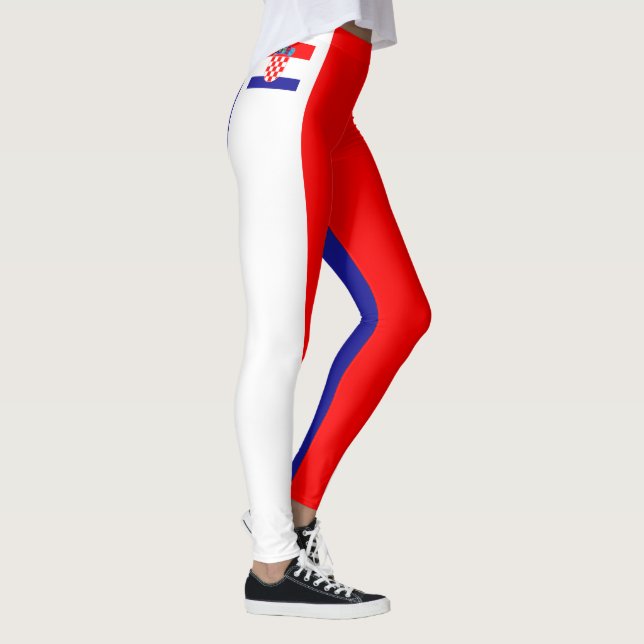 Croatia & Croatian Flag fashion leggings /sports (Right)