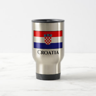 Croatia (Croatian) Flag Travel Mug