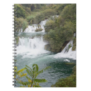 Croatia, Dalmatia, Krka Falls National Park Spiral Notebook