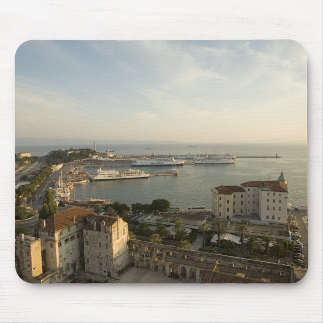 Croatia, Dalmatia, Split. View of Riva Mouse Pad (Front)