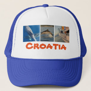 Croatia Dolphins Trucker Hat