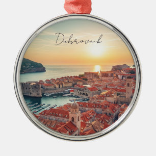 Croatia Dubrovnik Travel Metal Tree Decoration