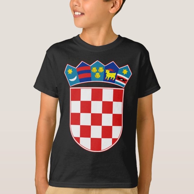 croatia emblem T-Shirt (Front)