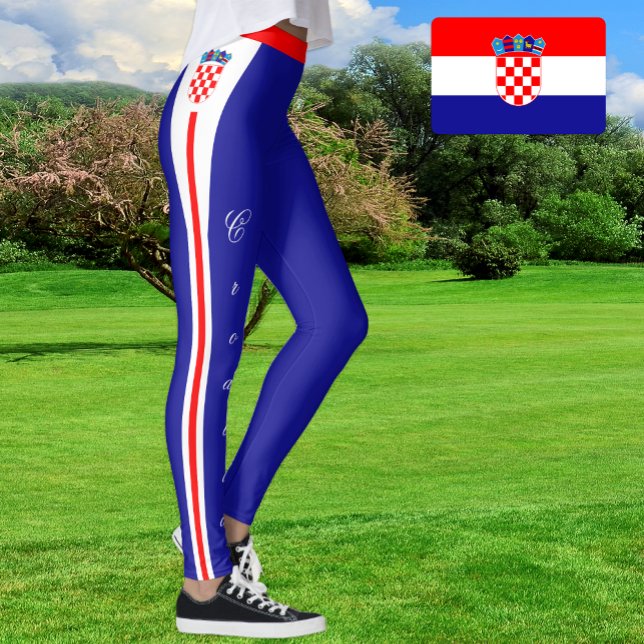Croatia fashion leggings, Croatian Flag /sports Leggings (Creator Uploaded)