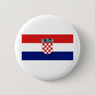 Croatia Flag 6 Cm Round Badge