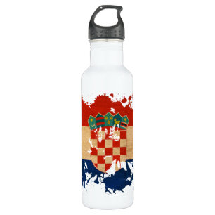 Croatia Flag 710 Ml Water Bottle