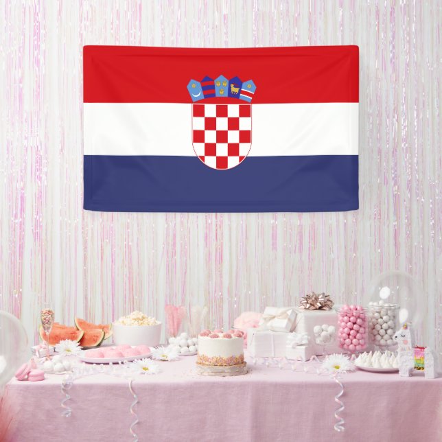 Croatia flag banner (Party)