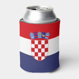 Croatia flag can cooler