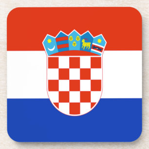 Croatia Flag Coaster