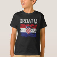 Croatia Flag Distressed - Croatian Flag