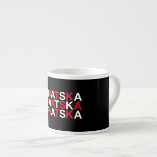 CROATIA Flag Espresso Cup
