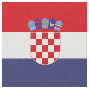 Croatia flag fabric