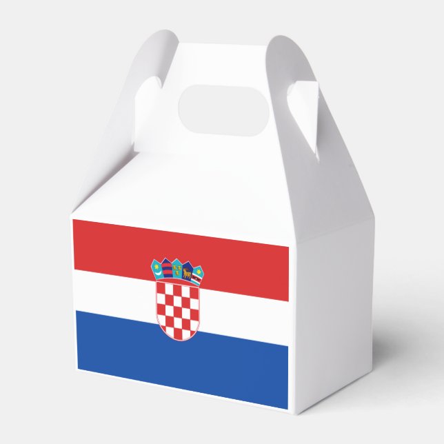 Croatia Flag Favour Box (Back Side)