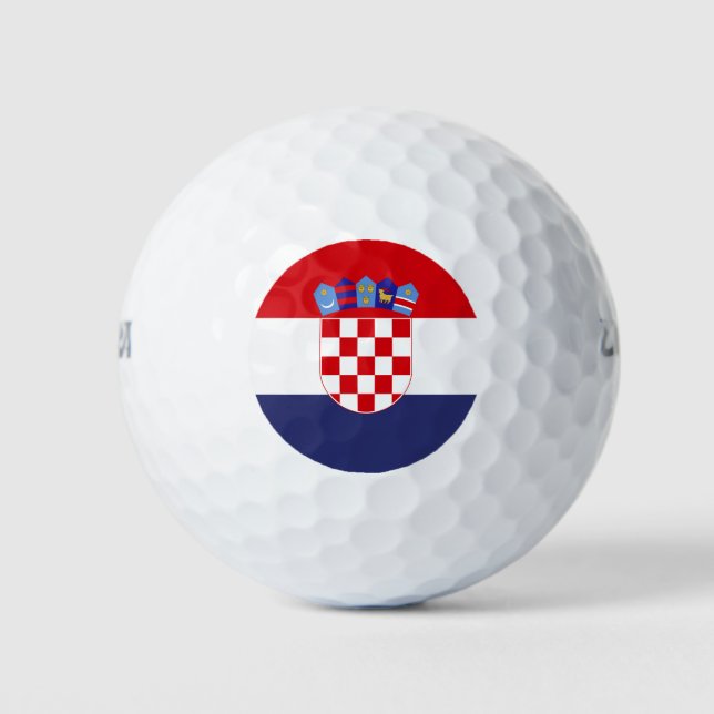Croatia flag golf balls (Front)