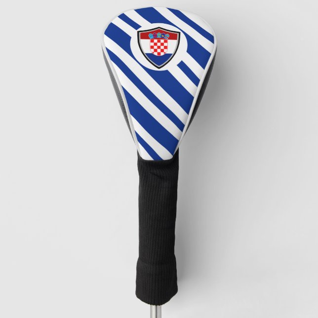 Croatia flag golf head cover (Front)