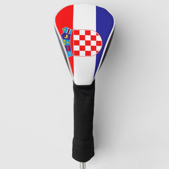 Croatia Flag Golf Head Cover (Front)