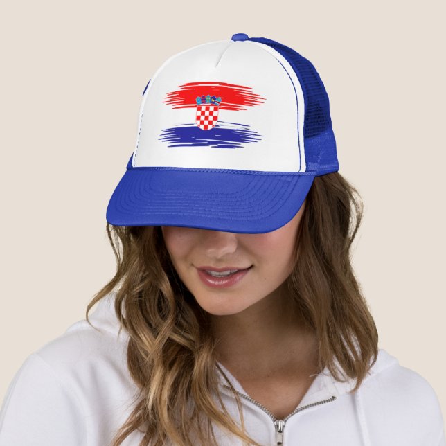 Croatia Flag Hat – Patriotic Baseball Cap for Men  (In Situ)