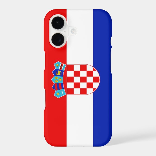Croatia Flag iPhone 17 Case – Patriotic Croatian P (Back)