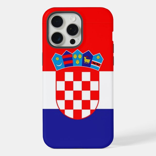 Croatia Flag iPhone Case (Back)
