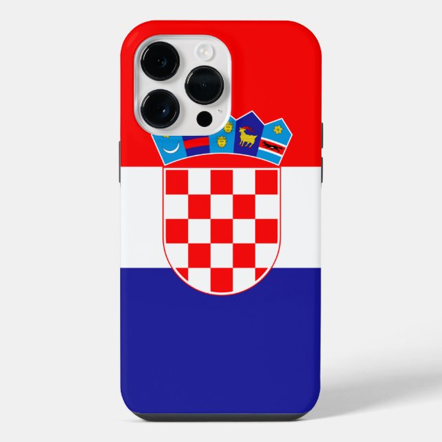 Croatia Flag iPhone Case (Back)