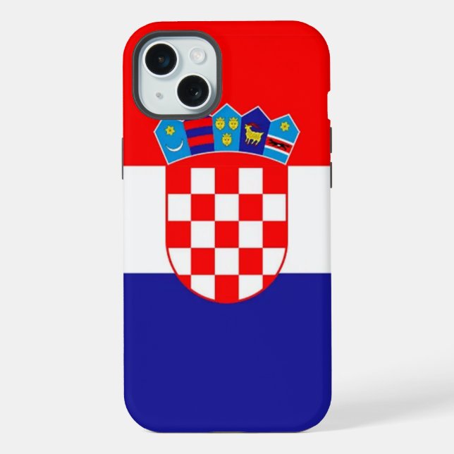 Croatia Flag iPhone Case (Back)