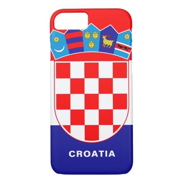Croatia Flag iPhone Case (Back)