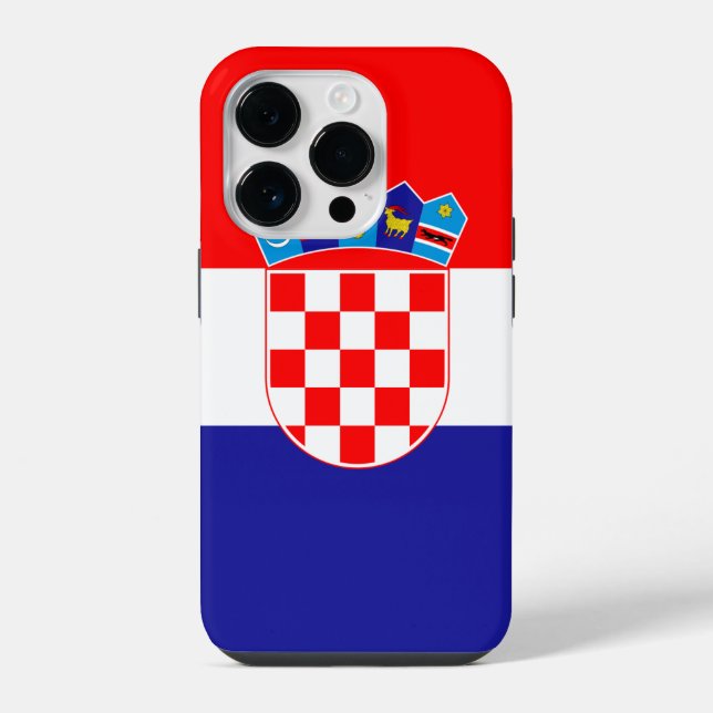 Croatia Flag iPhone Case (Back)