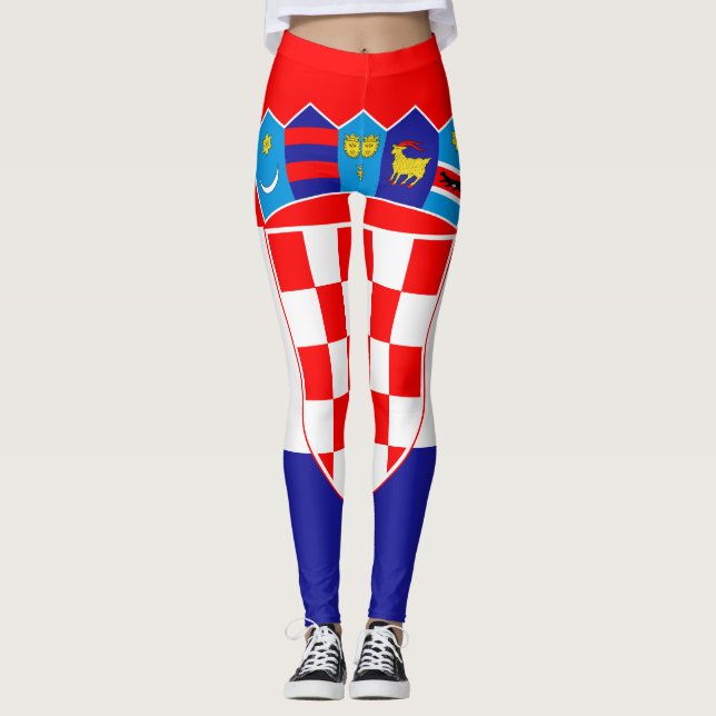 Croatia flag leggings (Front)