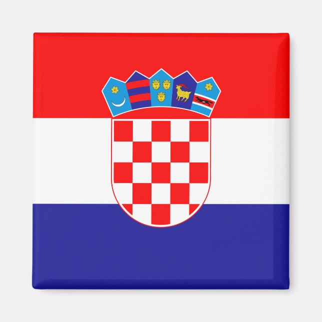 Croatia Flag Magnet (Front)