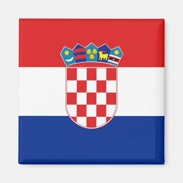 Croatia Flag Magnet (Front)