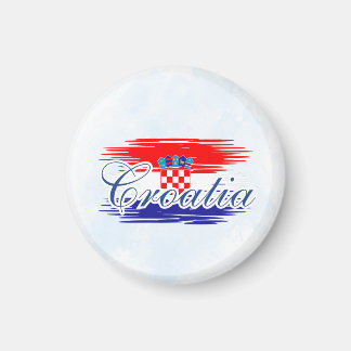 Croatia flag map Magnet