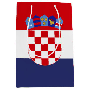 Croatia flag medium gift bag