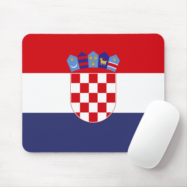 Croatia flag mouse pad (With Mouse)