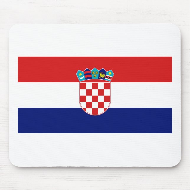 Croatia Flag Mouse Pad (Front)