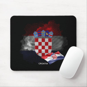 Croatia flag mouse pad