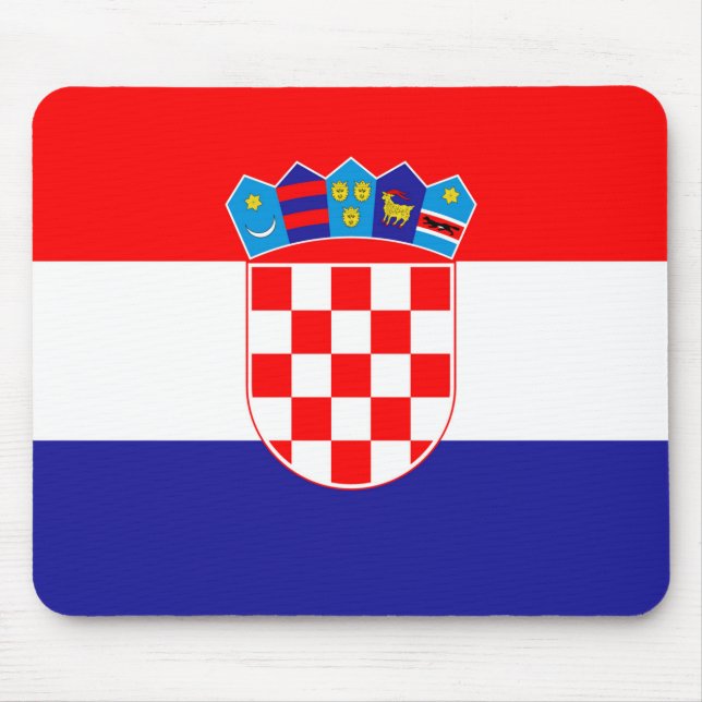 Croatia Flag Mouse Pad (Front)