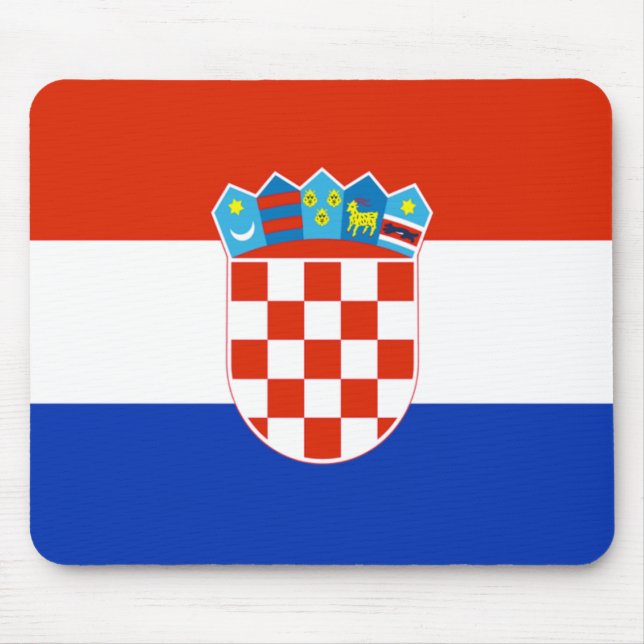 Croatia Flag Mouse Pad (Front)
