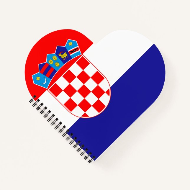Croatia Flag Notebook (Front)