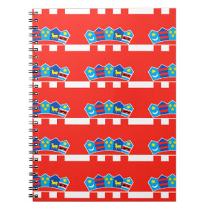Croatia flag pattern notebook
