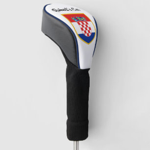 Croatia Flag Personalised Golf Head Cover