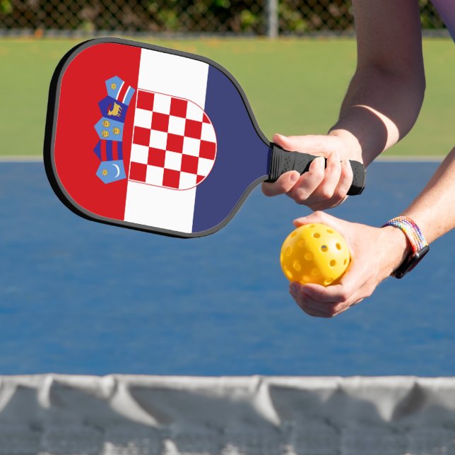 Croatia flag pickleball paddle (Insitu)