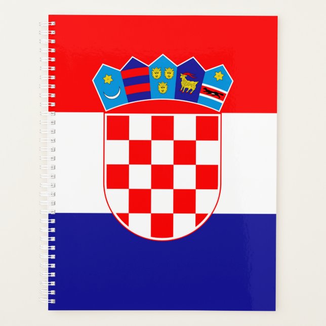 Croatia Flag Planner (Front)